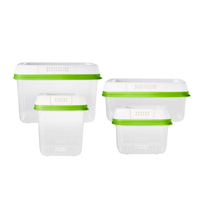 Rubbermaid FreshWorks Produce Saver, 8-piece Set