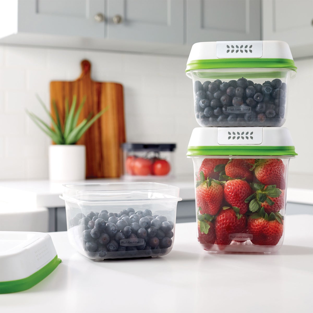 Rubbermaid FreshWorks Produce Saver, 8-piece Set