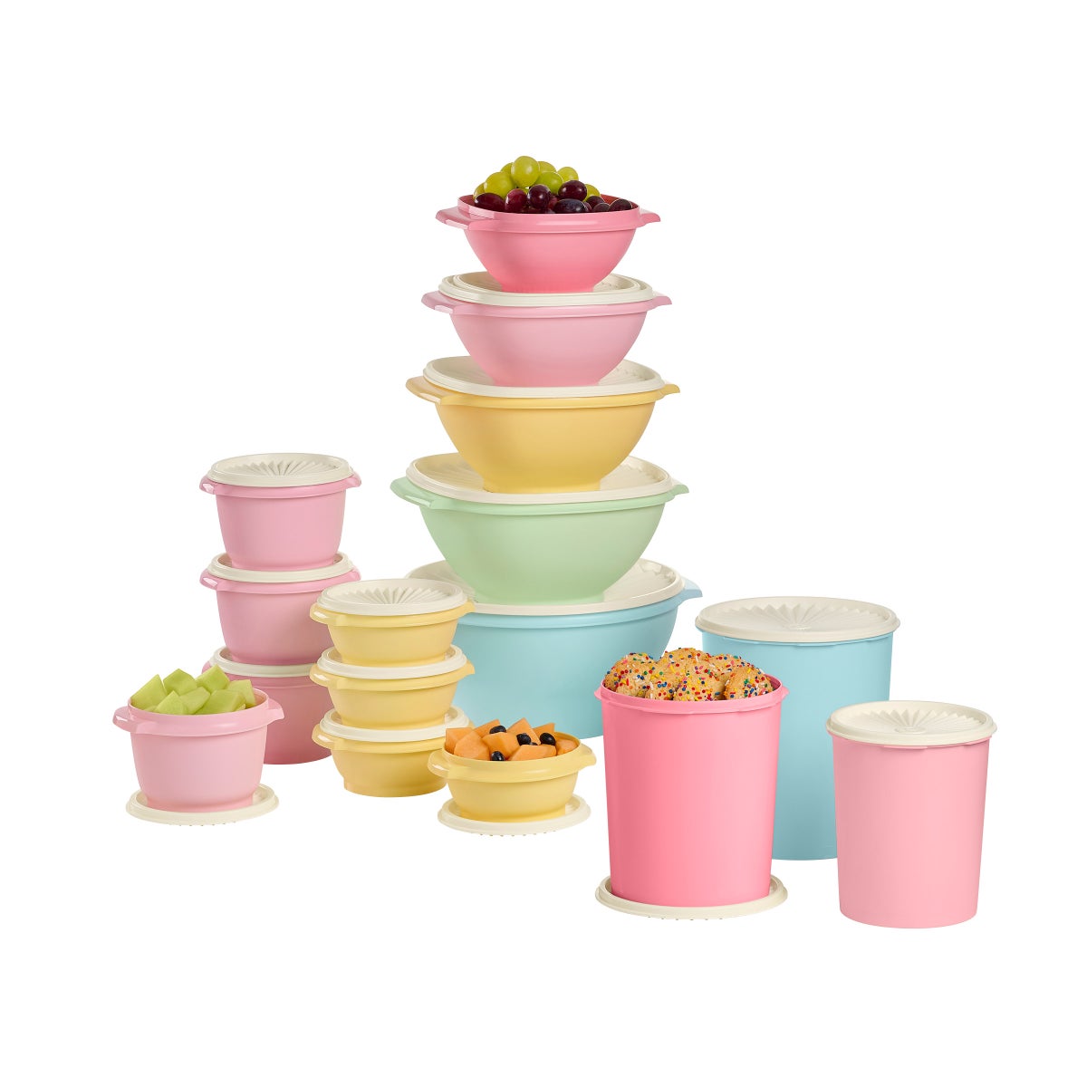 Tupperware Heritage Collection Food Storage Containers, Set of 32