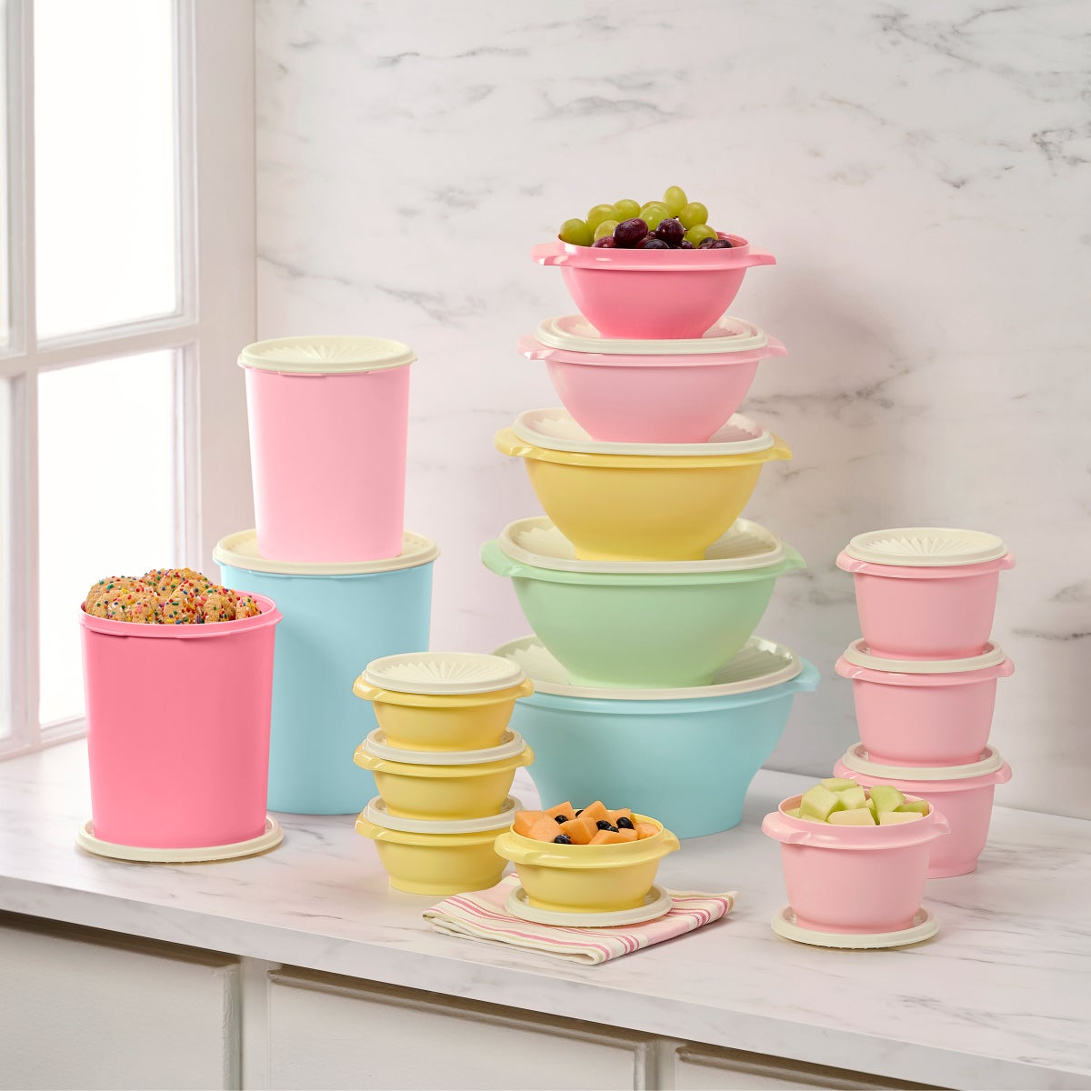 Tupperware Heritage Collection Food Storage Containers, Set of 32