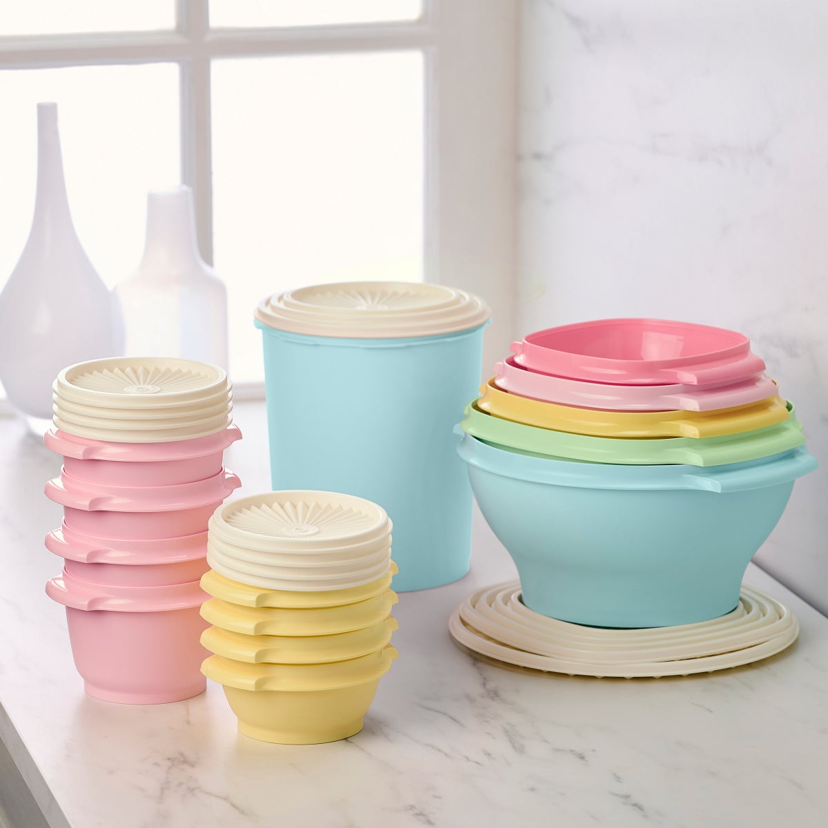 Tupperware Heritage Collection Food Storage Containers, Set of 32