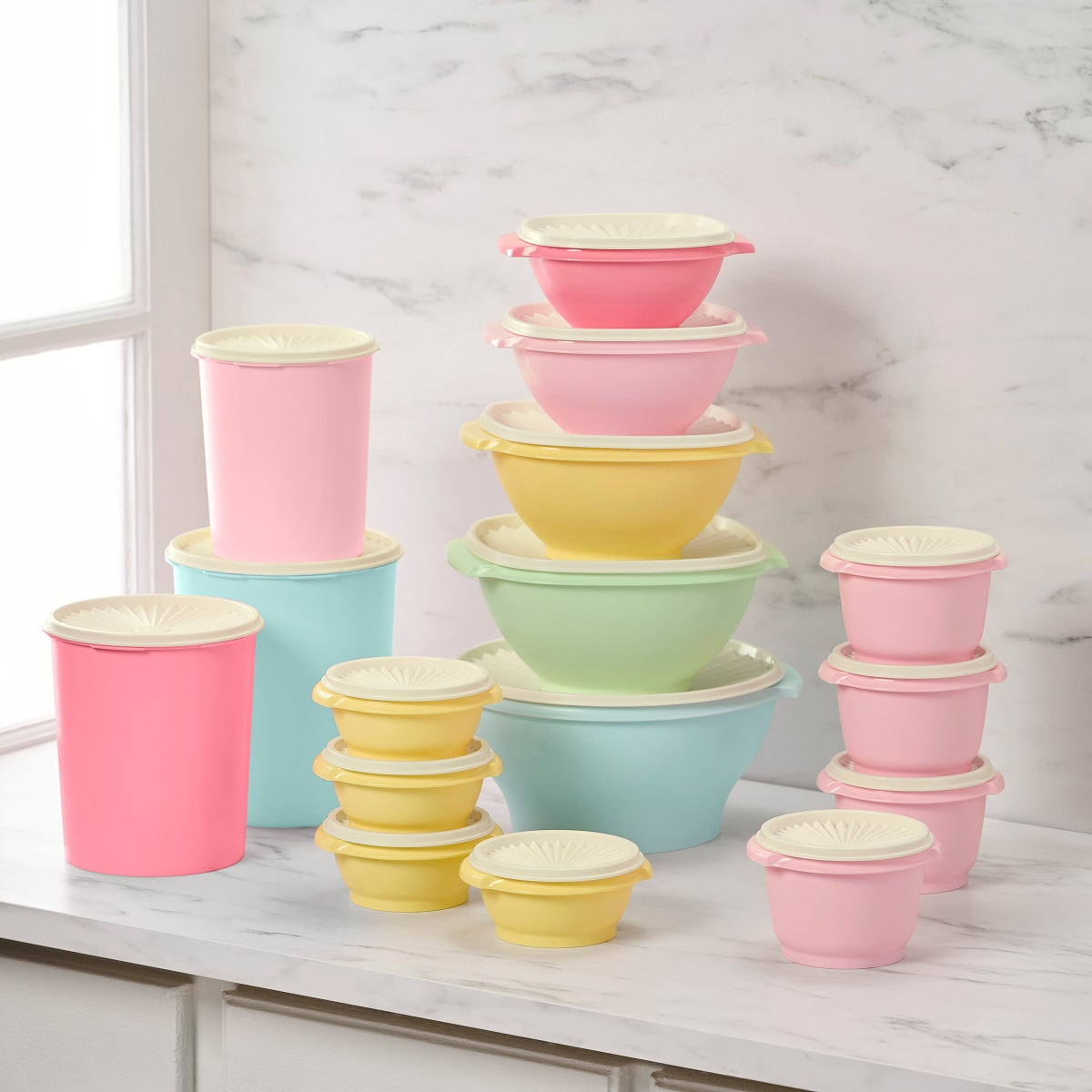 Tupperware Heritage Collection Food Storage Containers, Set of 32