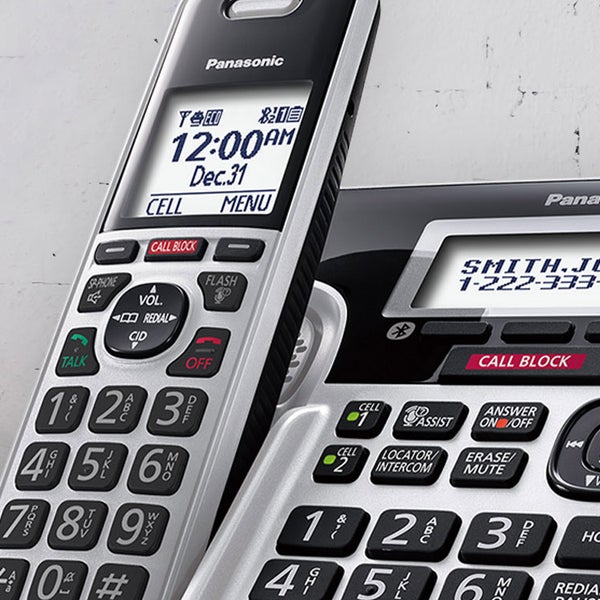 Panasonic KX-TG994 DECT 6.0 Bluetooth 4-Handset Phone Bundle