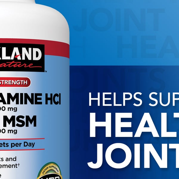 Kirkland Signature Glucosamine with MSM, 375 Tablets