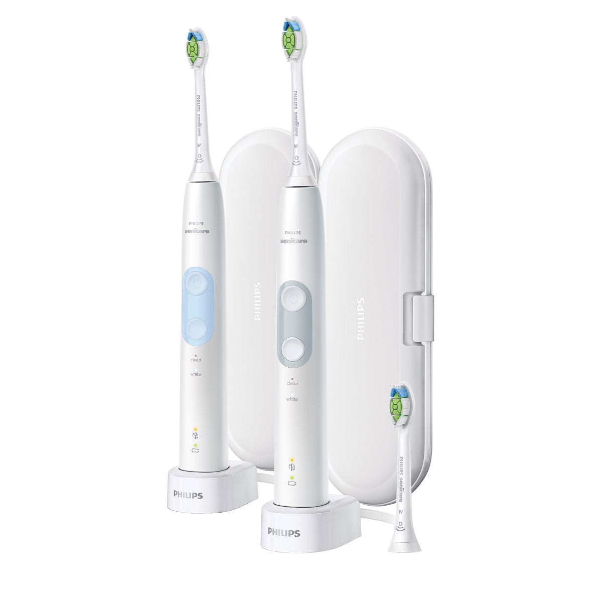 Philips Sonicare Optimal Clean Rechargeable Electric Toothbrush, 2-pack