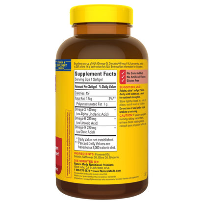 Nature Made Triple Omega, 180 Softgels