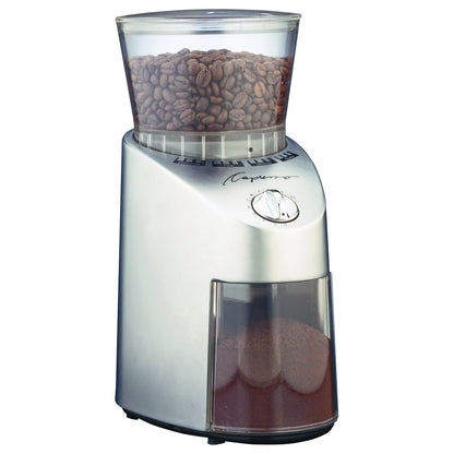 Capresso Metal Die-Cast Housing Conical Burr Coffee Grinder