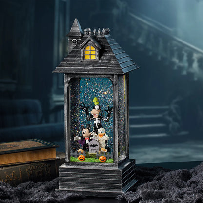 Halloween Swirling Glitter Lantern with Lights & Music