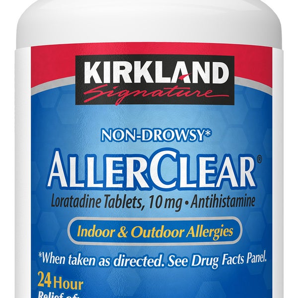 Kirkland Signature Non-Drowsy AllerClear Antihistamine 10mg., 365 Tablets