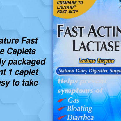 Kirkland Signature Fast Acting Lactase, 180 Caplets