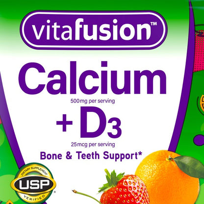 vitafusion Calcium+D₃, 200 Gummy Vitamins