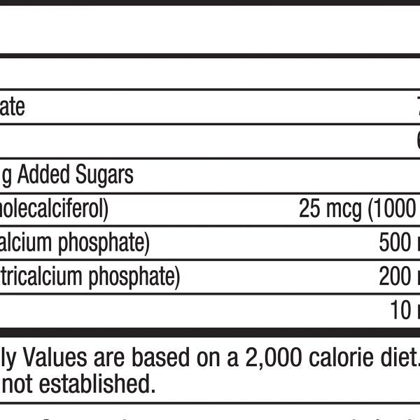 vitafusion Calcium+D₃, 200 Gummy Vitamins