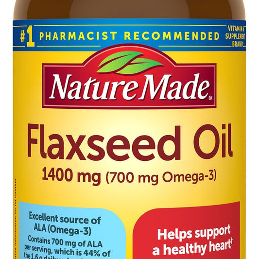 Nature Made Flaxseed Oil 1400 mg, 300 Softgels