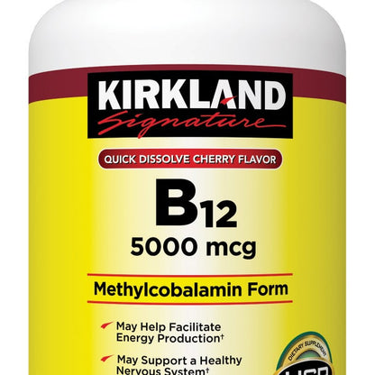 Kirkland Signature Quick Dissolve B-12 5000 mcg., 300 Tablets