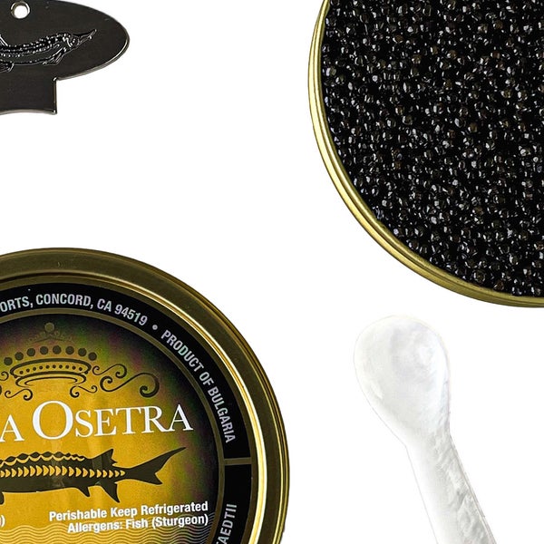 Plaza Osetra Farmed Bulgarian Sturgeon Caviar, 8.8 oz