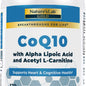 Nature's Lab CoQ10 200 mg + Alpha Lipoic Acid + Acetyl L-Carnitine, 120 Vegetarian Capsules