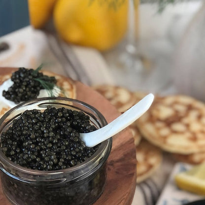 Plaza Osetra Farmed Bulgarian Sturgeon Caviar, 2 oz Gift Set