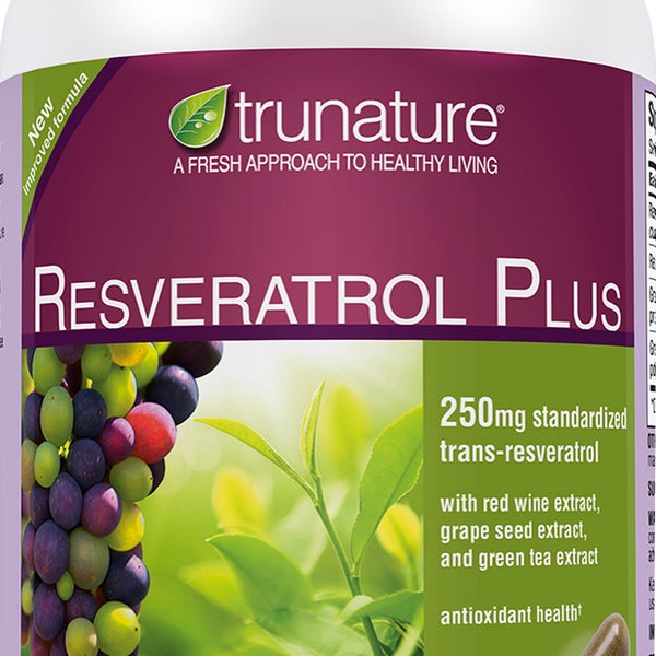 trunature Resveratrol Plus, 140 Vegetarian Capsules