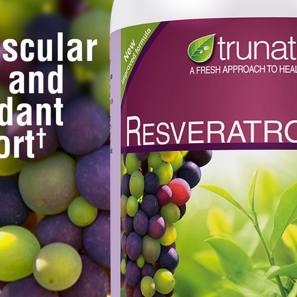 trunature Resveratrol Plus, 140 Vegetarian Capsules