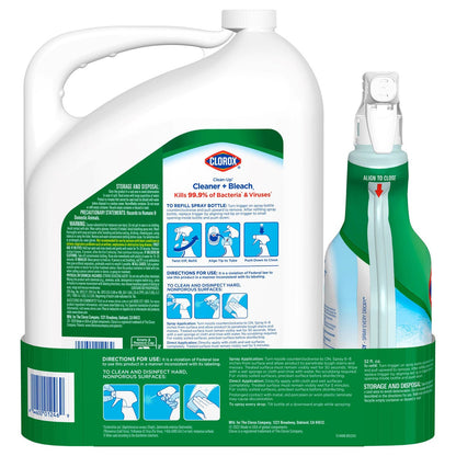 Clorox Clean-Up All Purpose Cleaner with Bleach, Original, 32 oz & 180 oz Refill