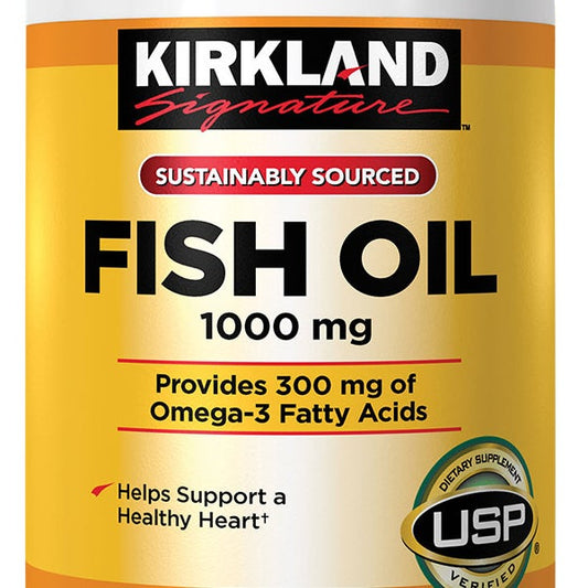 Kirkland Signature Fish Oil 1000 mg., 400 Softgels