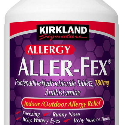 Kirkland Signature Aller-Fex Antihistamine 180 mg., 180 Tablets