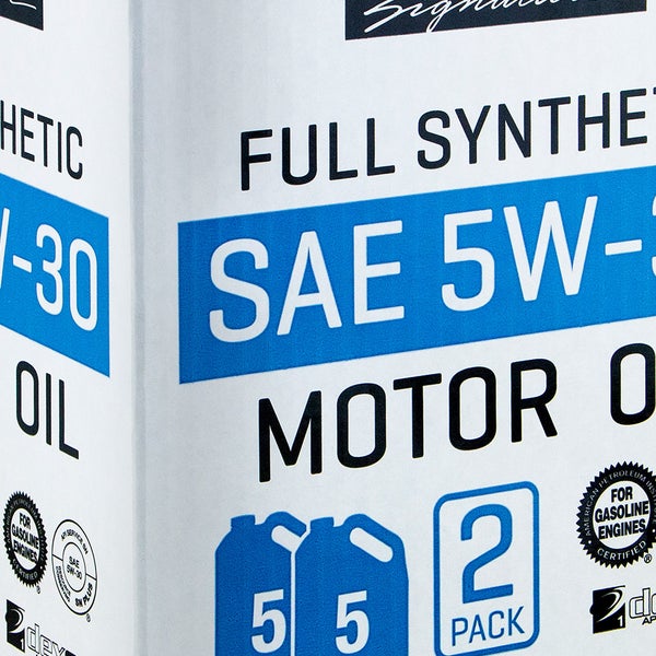 Kirkland Signature 5W-30 Full Synthetic Motor Oil, 5-quart, 2-pack